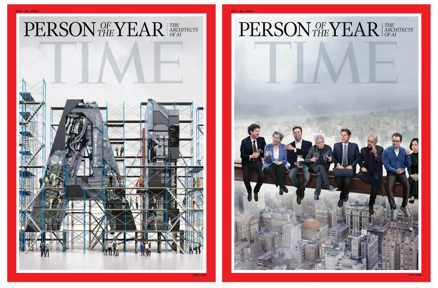 AI Architects Named TIME Person of the Year 2025 as Artificial Intelligence Transforms the World
