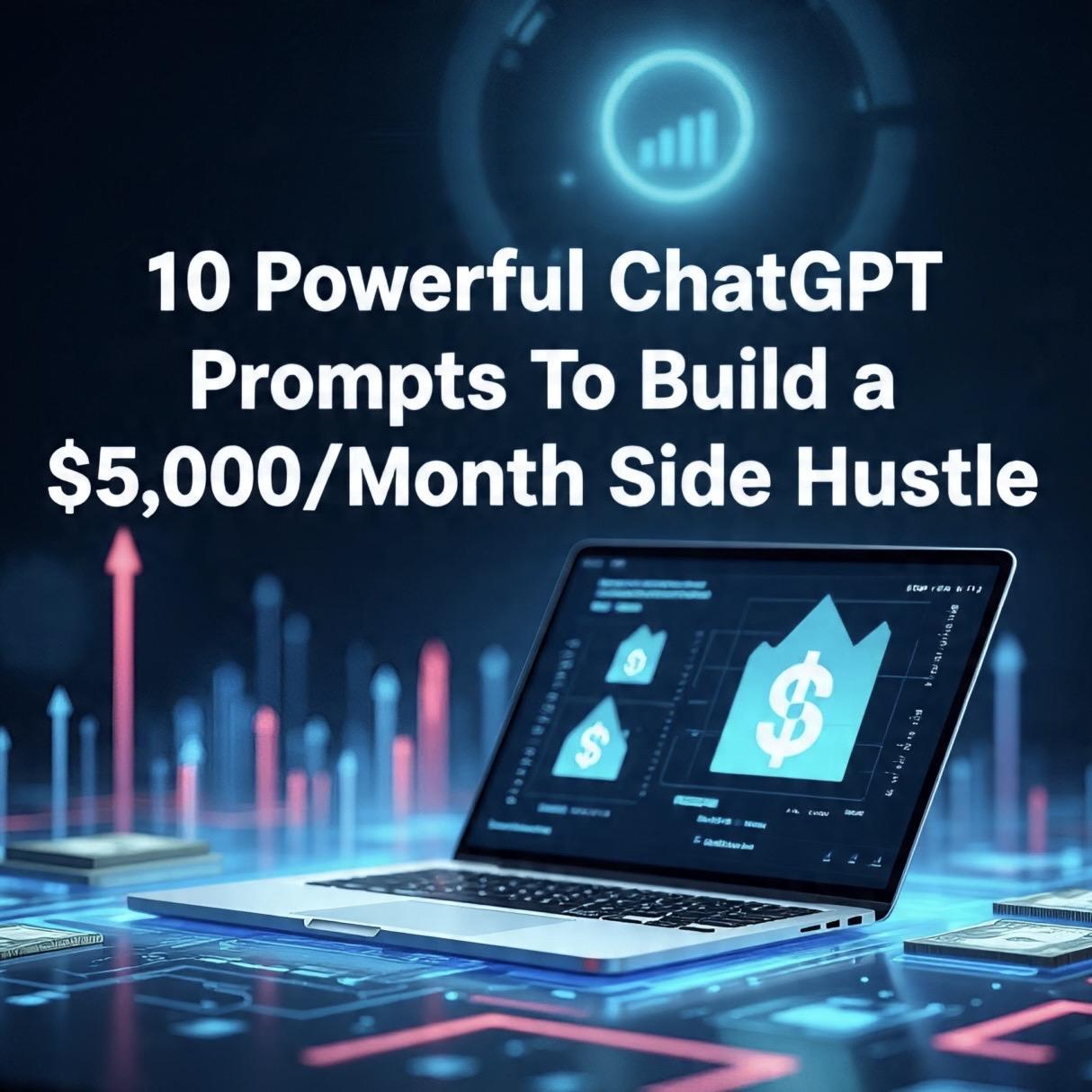 10 Powerful ChatGPT Prompts To Build a $5,000/Month Side Hustle