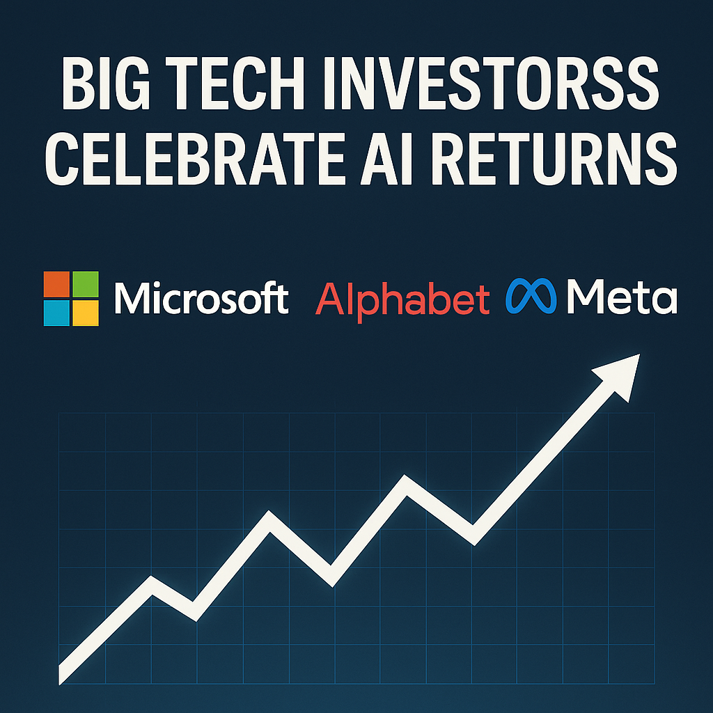 Big Tech Stocks Soar: Microsoft, Alphabet & Meta Add $700B on AI Momentum