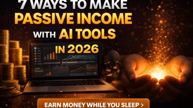 7 Ways to Make Passive Income with AI Tools in 2026