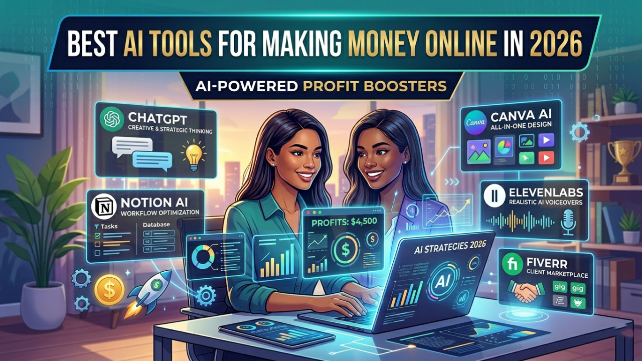 Best AI Tools for Making Money Online in 2026