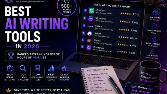 Best AI Writing Tools in 2026: Ranked After Hundreds of Hours of Real Use