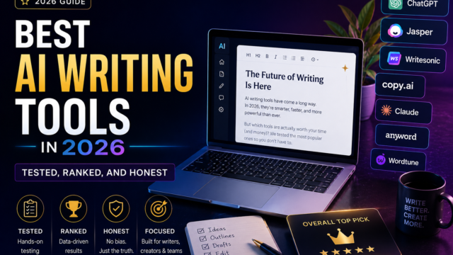 Best AI Writing Tools in 2026 Tested, Ranked, and Honest