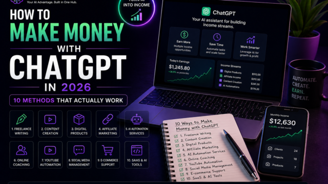 How to Make Money with ChatGPT in 2026 (10 Methods That Actually Work)